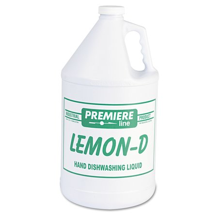 KESS Lemon-D Dishwashing Liquid, Lemon, 1 gal, Bottle, PK4 KES LEMON-D